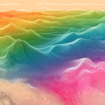 vector topography of rolling hills